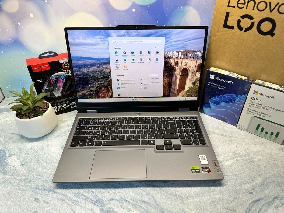 Игровой ноутбук Lenovo LOQ 15 /Ryzen 7-7435HS/16GB/512GB/RTX4050-6GB
