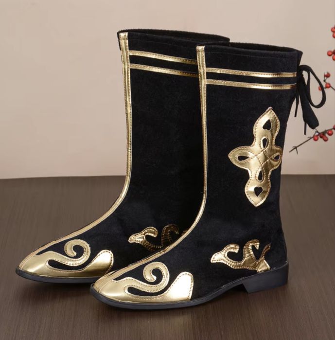 Карнавальные сапоги Деда мороза (взрослые)