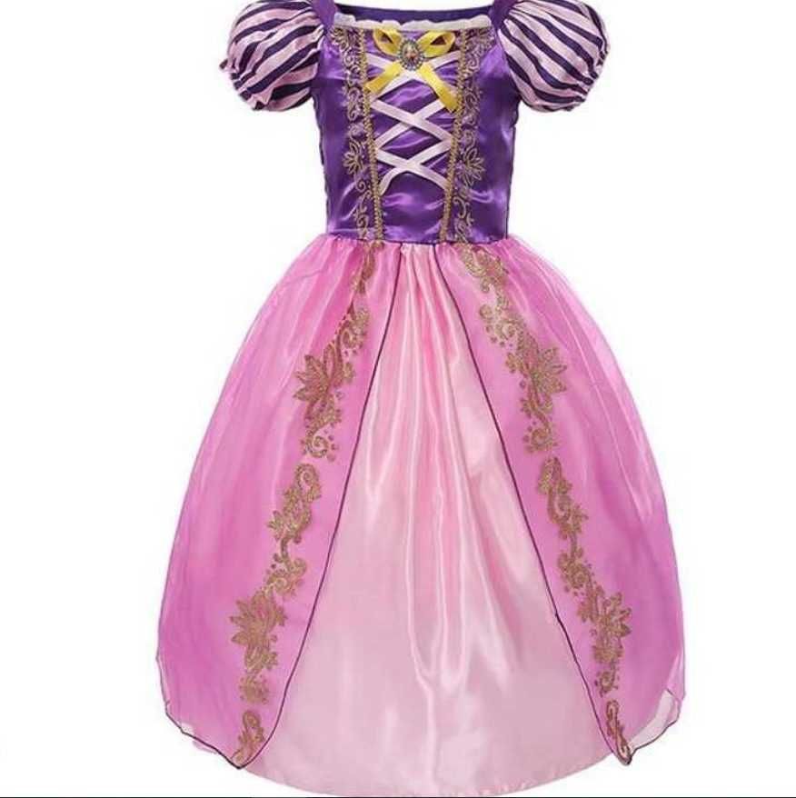 Принцеса Рапунцел лилав костюм за малки момичета