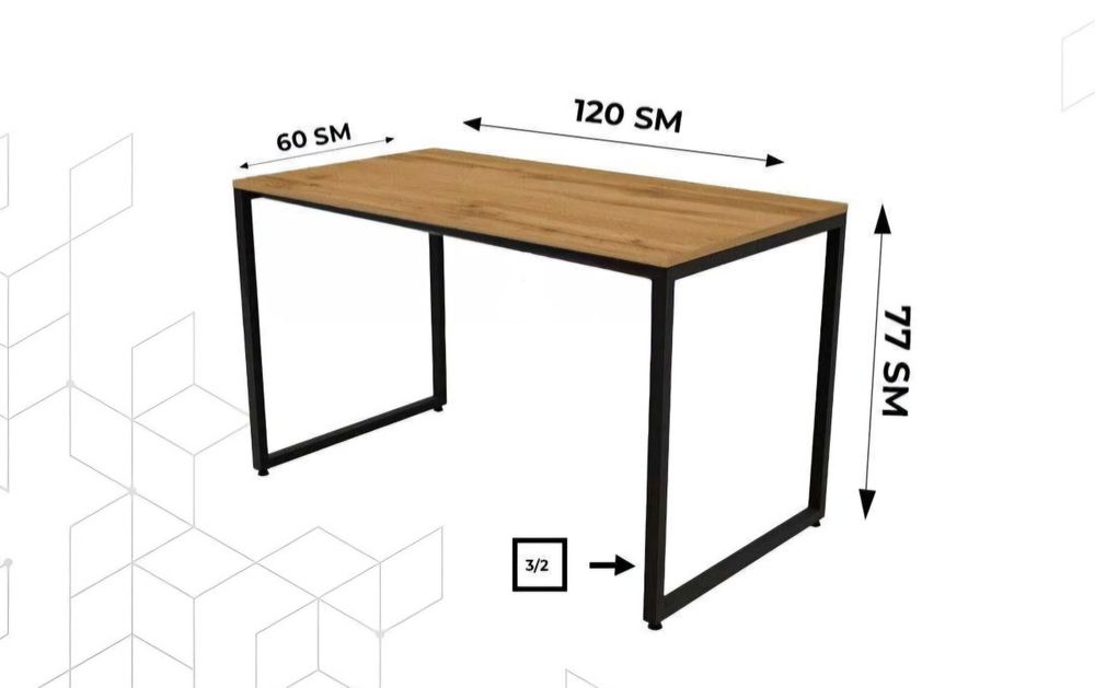 Лофт стол Loft stol (ish stoli)