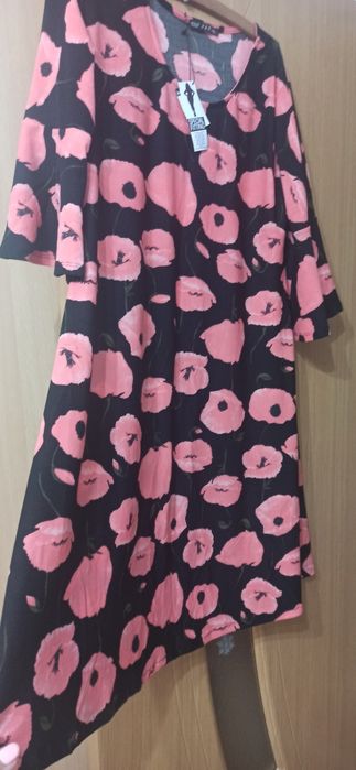 Rochiță maci 2xl NOUA