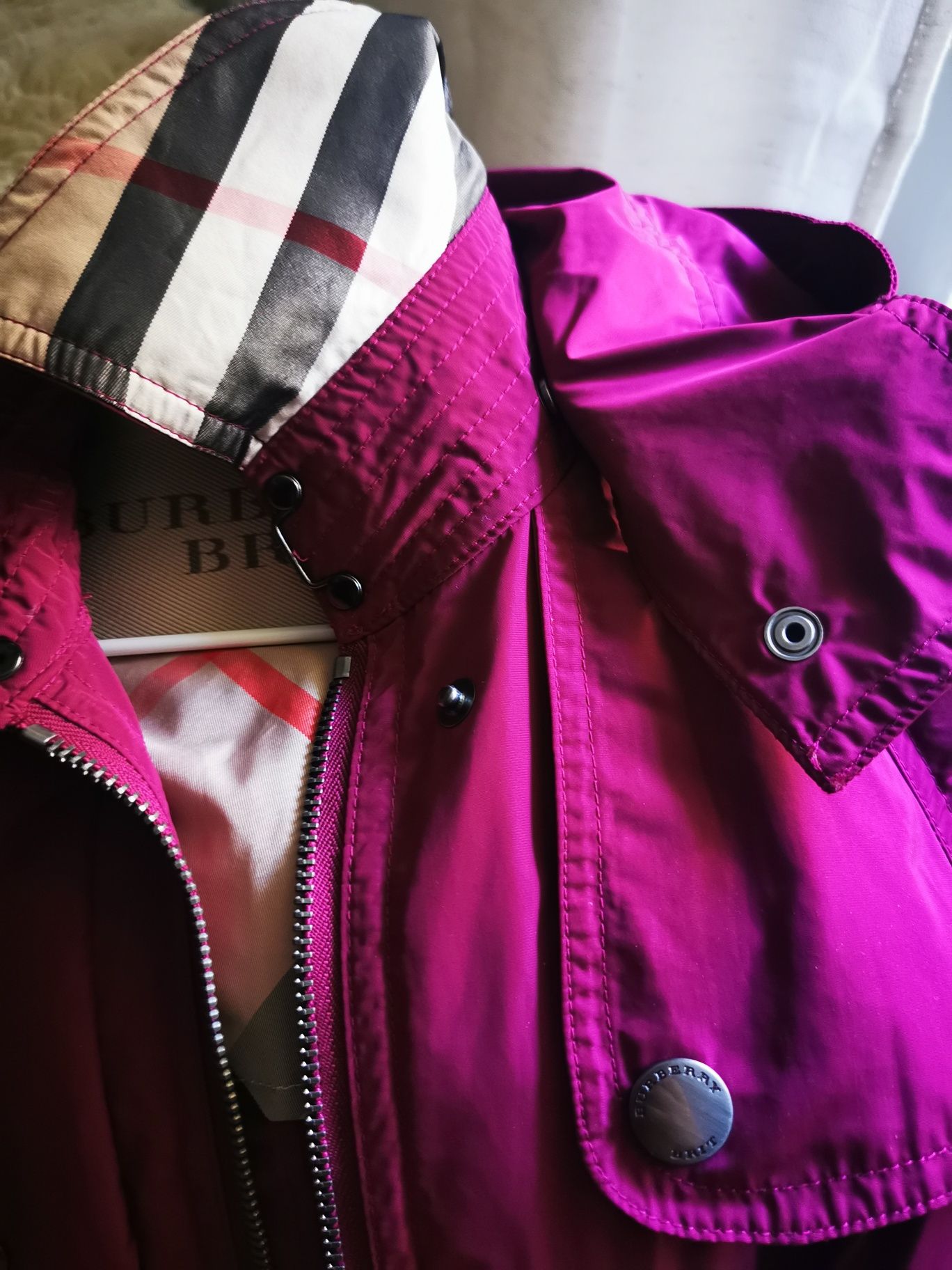 Burberry Brit леко яке с качулка