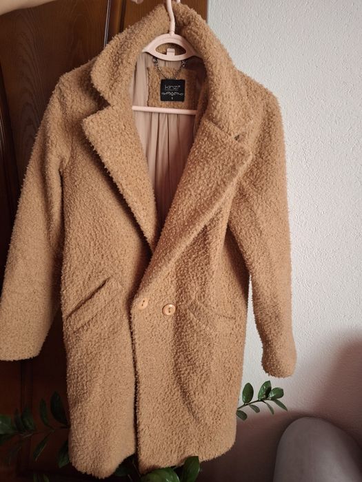 Дамско кафяво палто