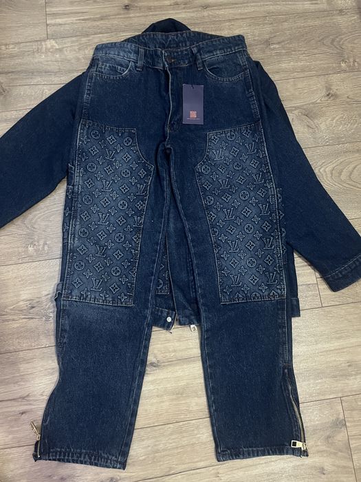 Blugi si geaca Louis Vuitton barbat