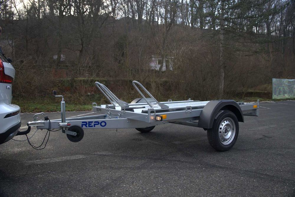 Remorca 750 kg REPO  transport moto, Noua