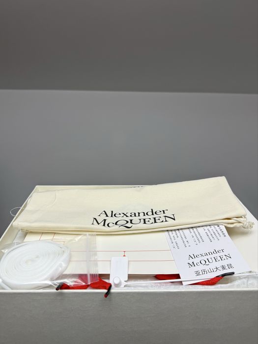 Alexander McQueen White Silver