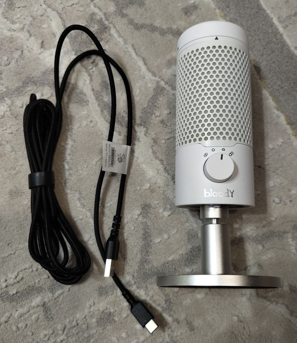 Игровой микрофон A4tech Bloody GM50 Pro (White)