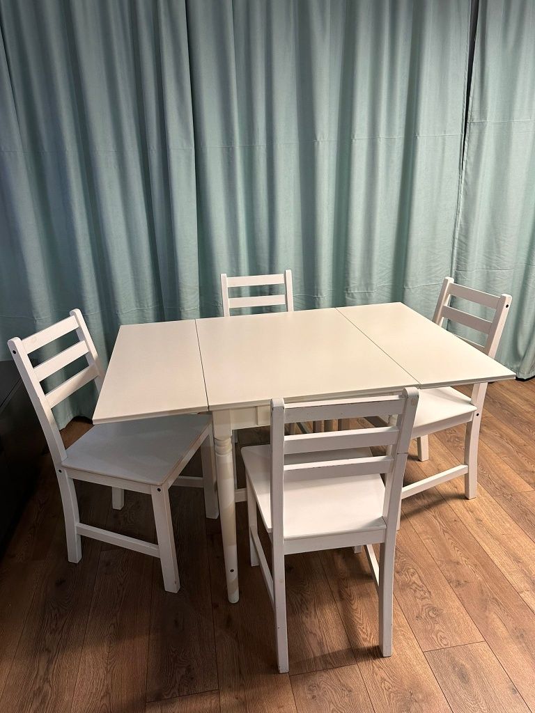 Masa extensibila+scaune ikea