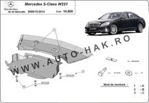 Scut motor metalic Mercedes S-Class W221 2005-2013