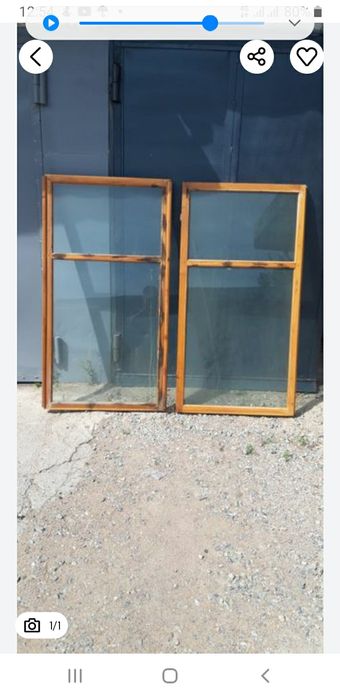 Продам  окна,   высота  136 см,   ширина  71 см