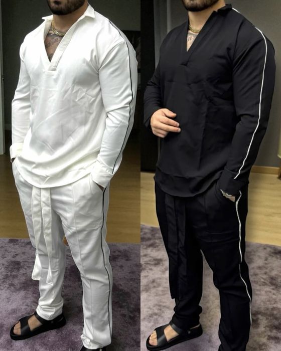 Compleuri Casual/Elegant Camasa+ Pantalon! Calitate superioara!