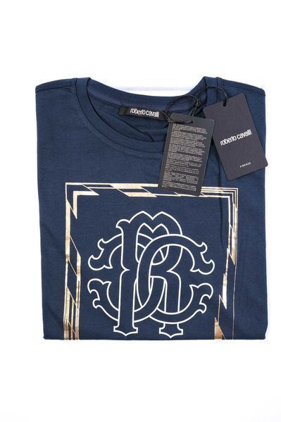 ПРОМО Roberto Cavalli-L и XL-Оригинална тъмно синя тениска