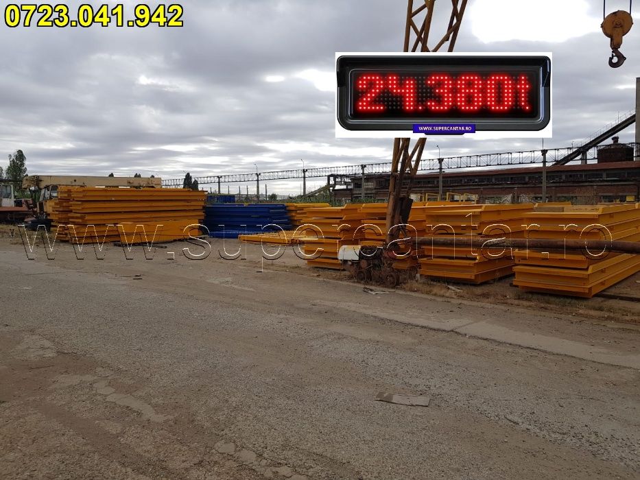 Cantar Auto 60t 16m Nou Superslim 30cm SUPER RELOCABIL