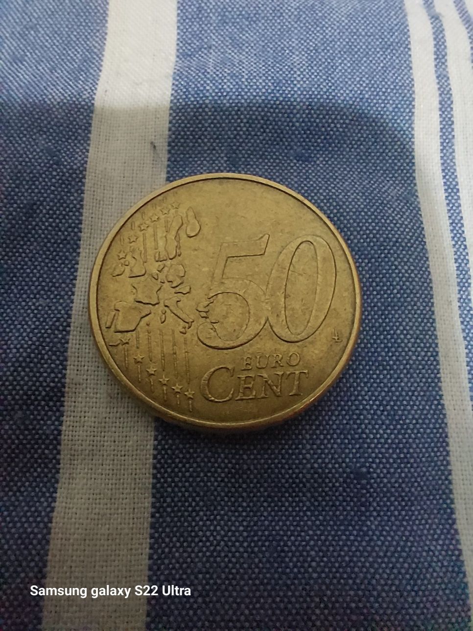 Vand moneda 50 euro cent 2002