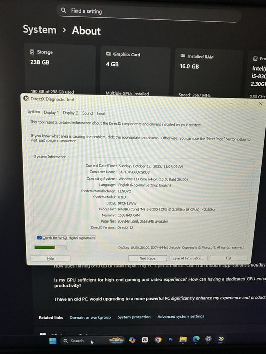 Laptop lenovo legion Y7000