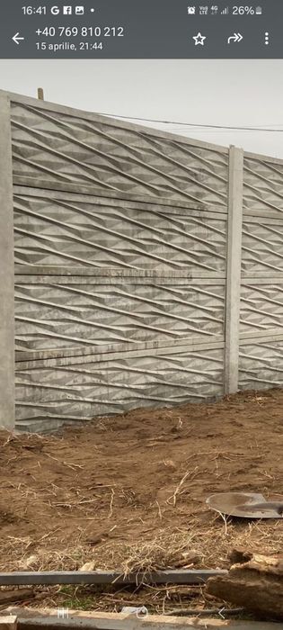 Gard beton armat