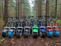 Scuter electric/Scuter Harley blu American