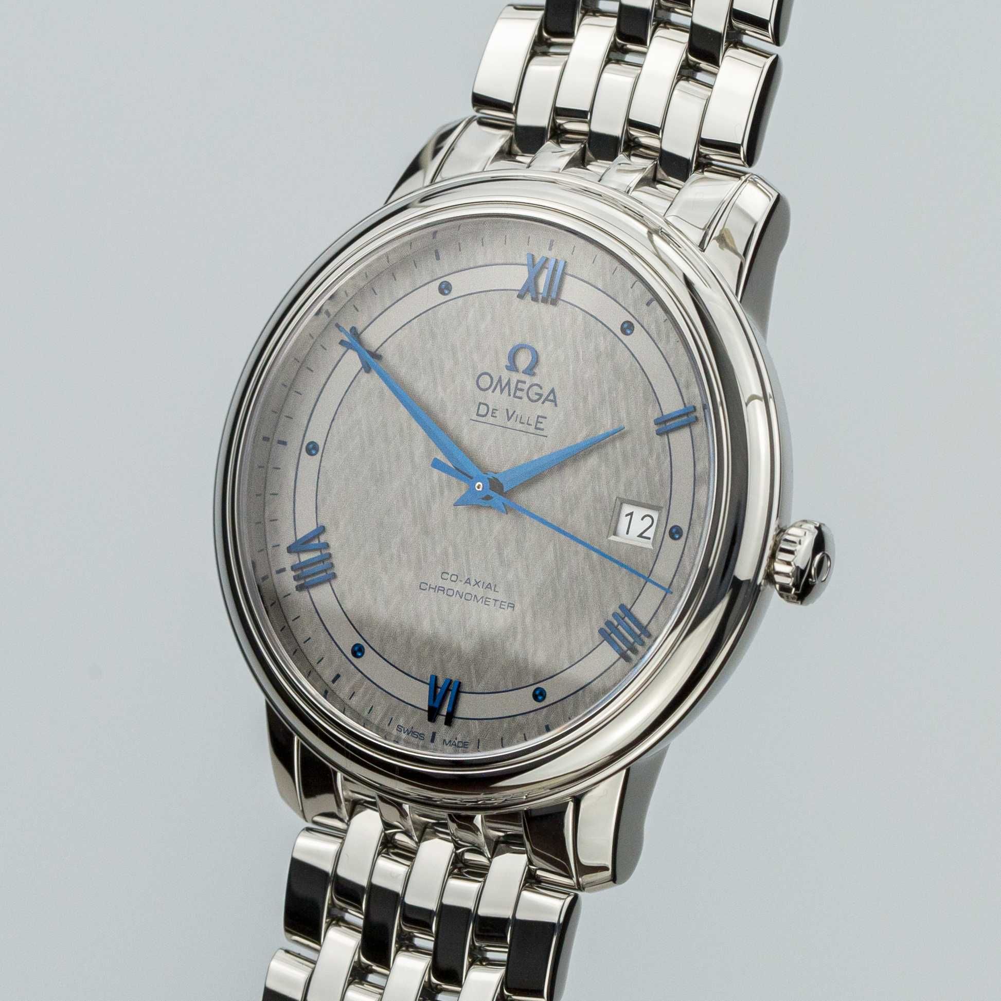Omega De Ville Prestige
Co-Axial Chronometer 39.5 Grey dial - NEW