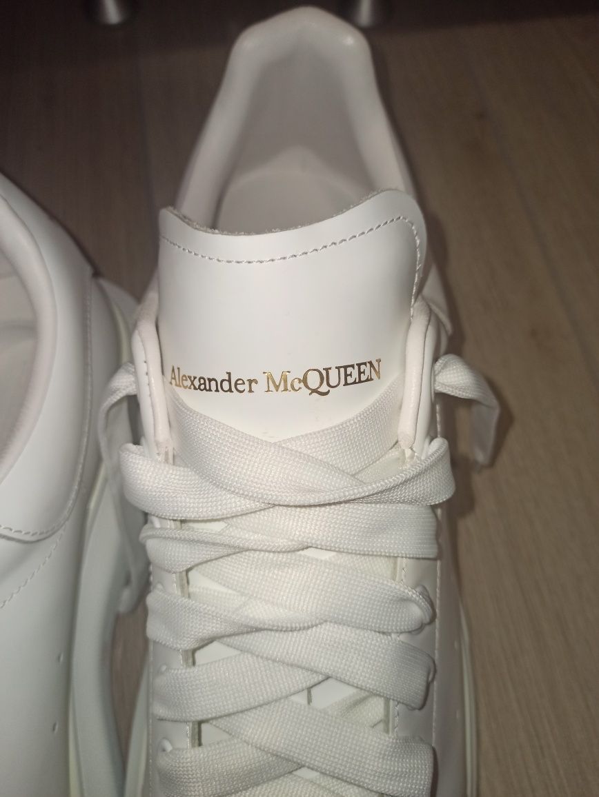 Alexander Mcqueen pure white marimea 45(nike,jordan,adidas,puma)