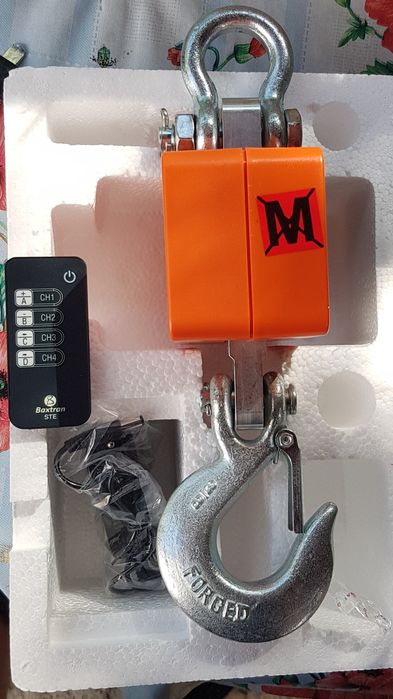 Cantar cu carlig de macara 500 kg - 10 tone