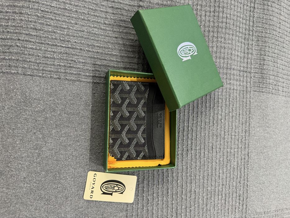 Card Holder Goyard Negru