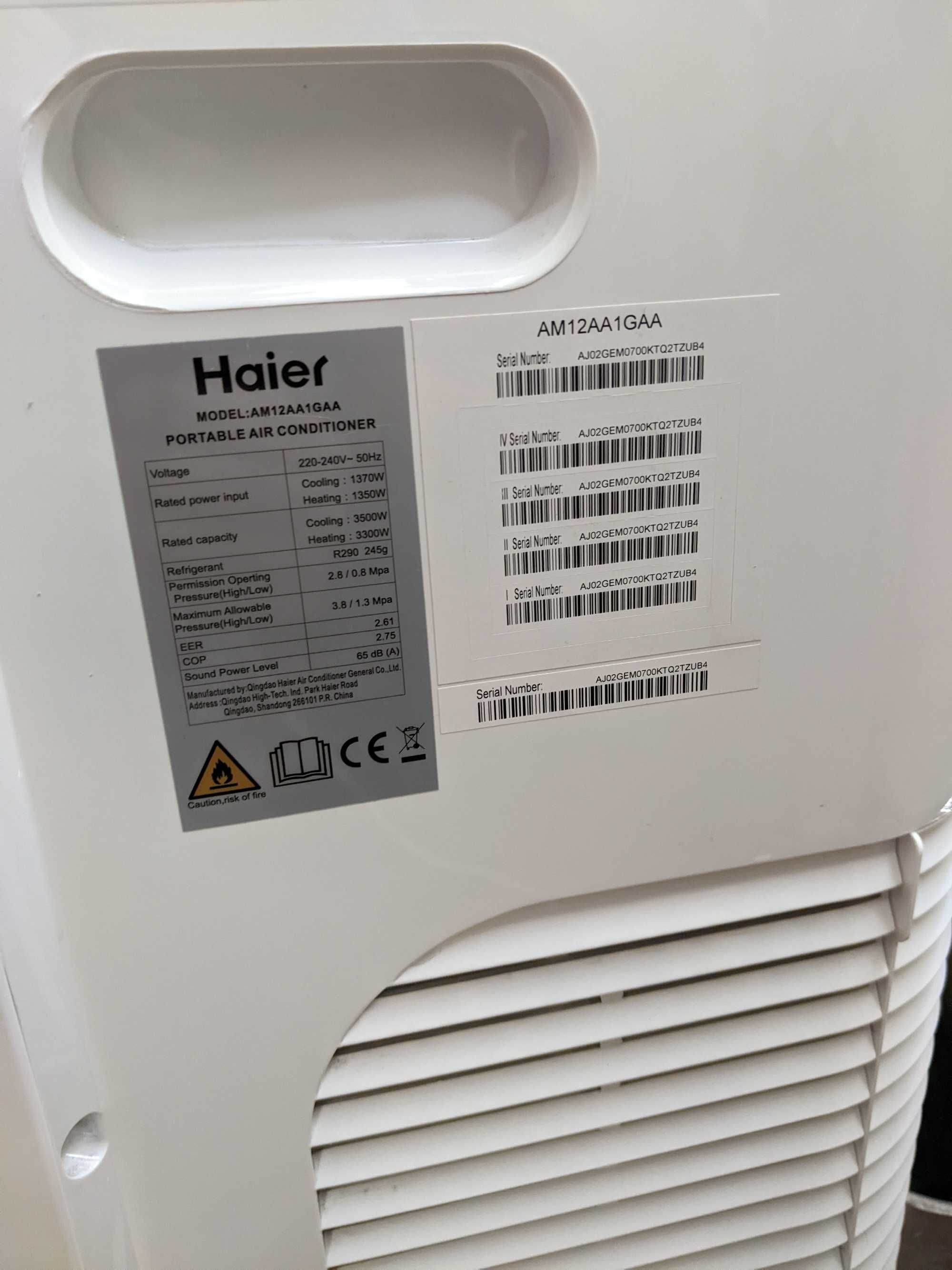 Мобилен климатик HAIER AM12AA1GAA