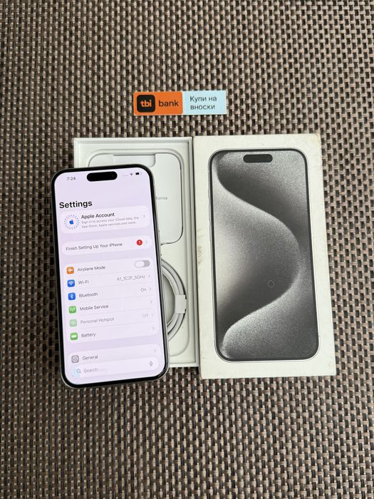 256Gb/*ЛИЗИНГ* IPhone 15 Pro White Titanium Айфон