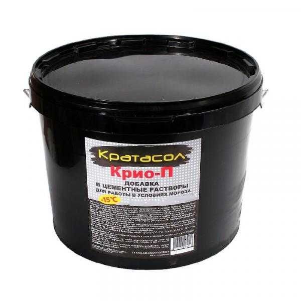 Противоморозная добавка для бетона, пластификатор