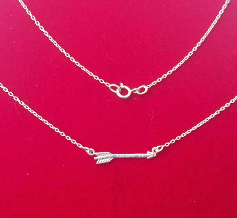 AG152,colier argint 925,nou/marcat,sageata, reducere 20%