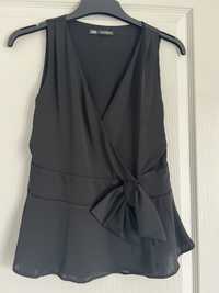 Bluza Zara neagra eleganta noua