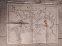 Карта на гари и пристанища на Царство България 1913-1940