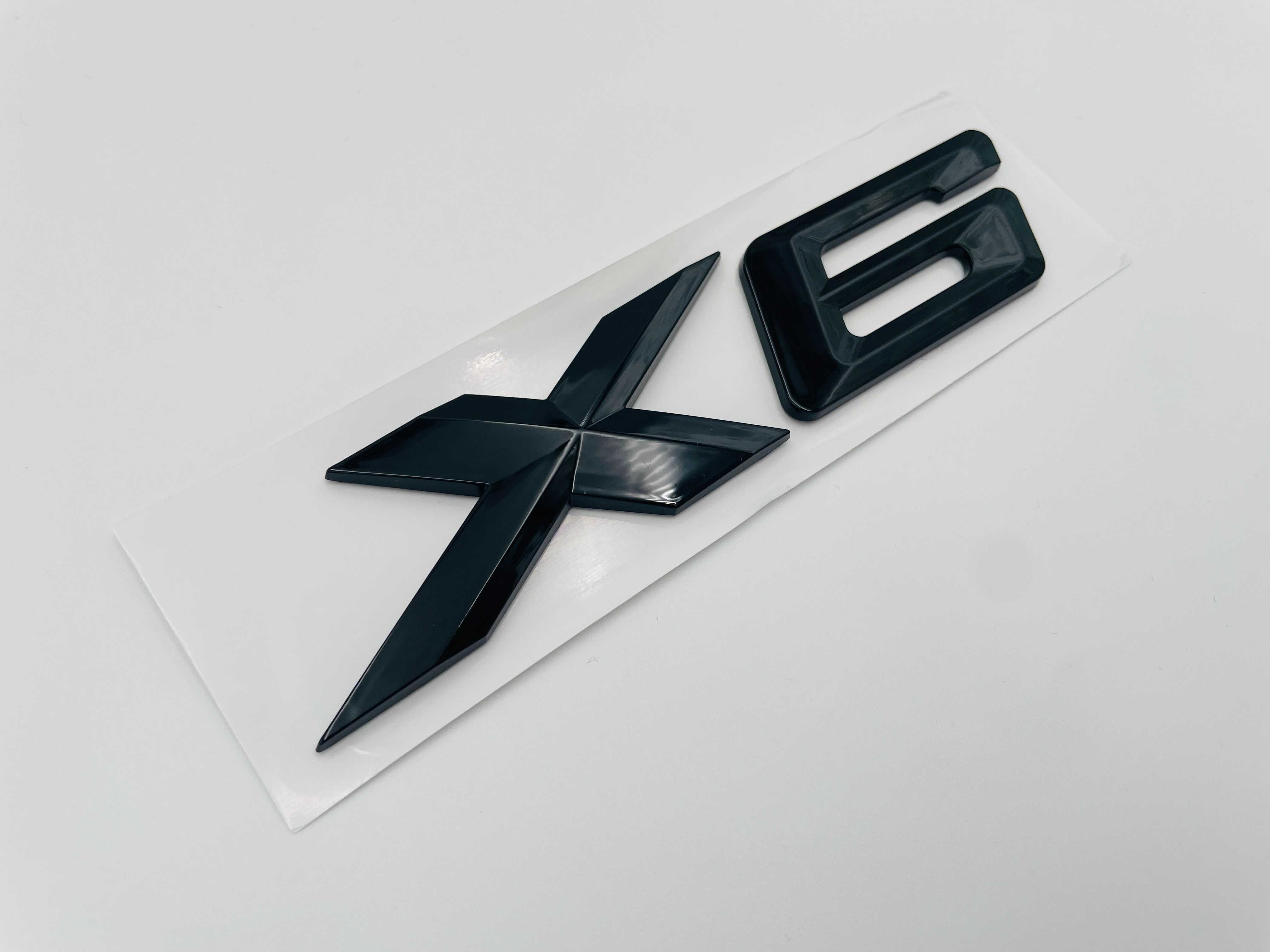 Set embleme compatibile BMW X6 x-drive 30d negru