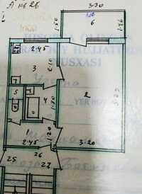 Продаётся Чиланзар 21 квартал подофис 1/1/4 34м² есть ипотека