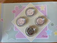 Нов сребърен комплект за бебе - монети