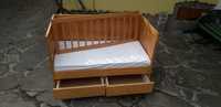 Дървено бебешко-детско легло