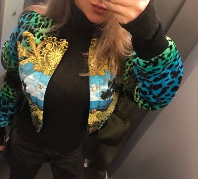 Jachetă damă VERSACE For H&M de catifea 100% originală mărimea S