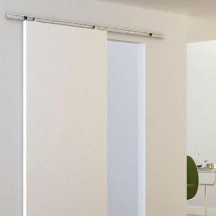 Sistem de culisare ușă, oțel, 186 cm lungime