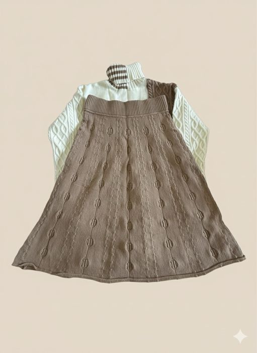 свитер и юбка. прекрасная двойка!