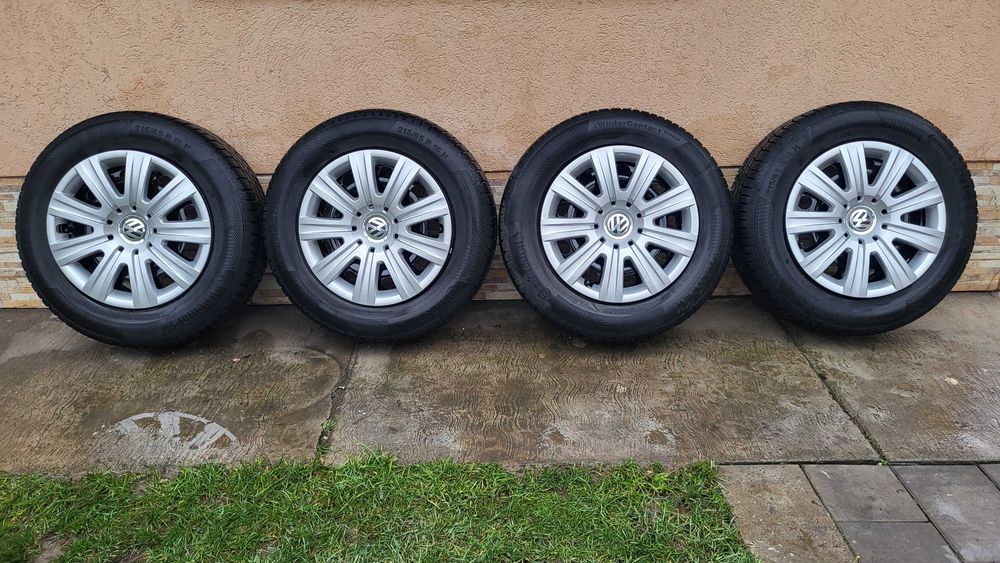 Jante+cauciucuri de iarna Continental  Vw Tiguan