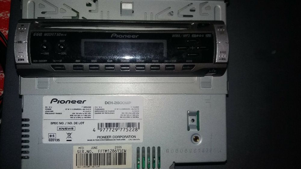 CD player auto MP3 PIONEER