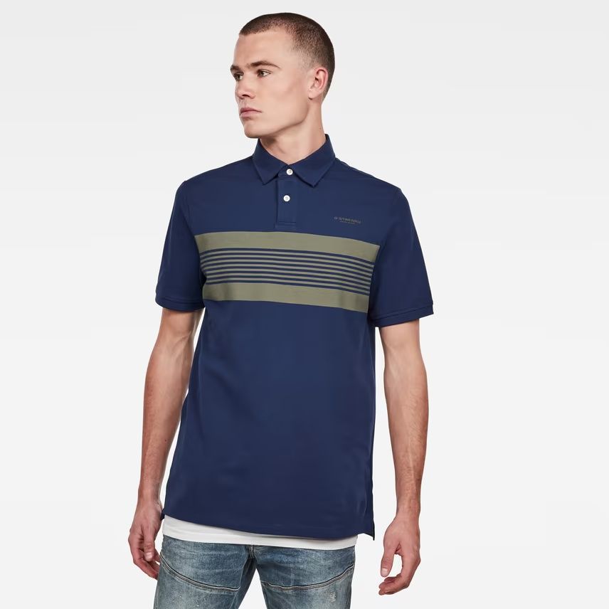 Оригинална тениска с яка G-Star Raw Memula S нова мъжка поло