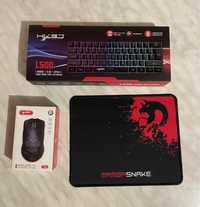 Tastatura + mouse wireless pentru gaming