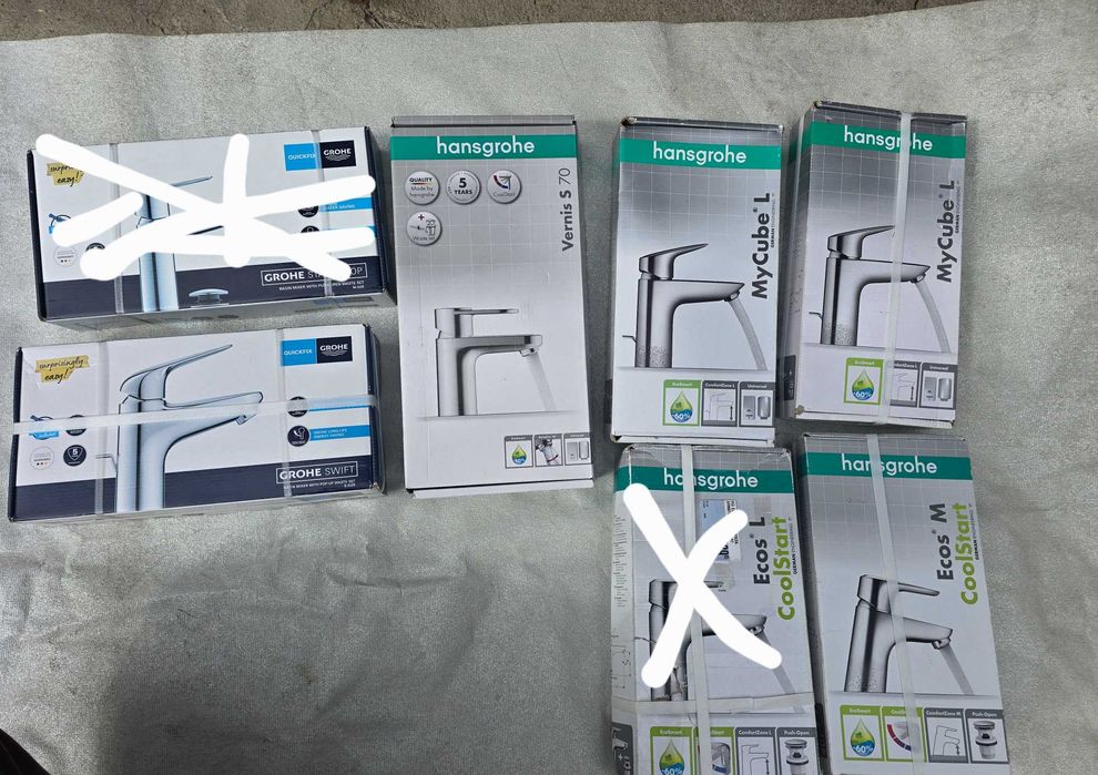 Baterii Lavoar Grohe / hansgrohe / ORIGINAL, sigilat, preț fix