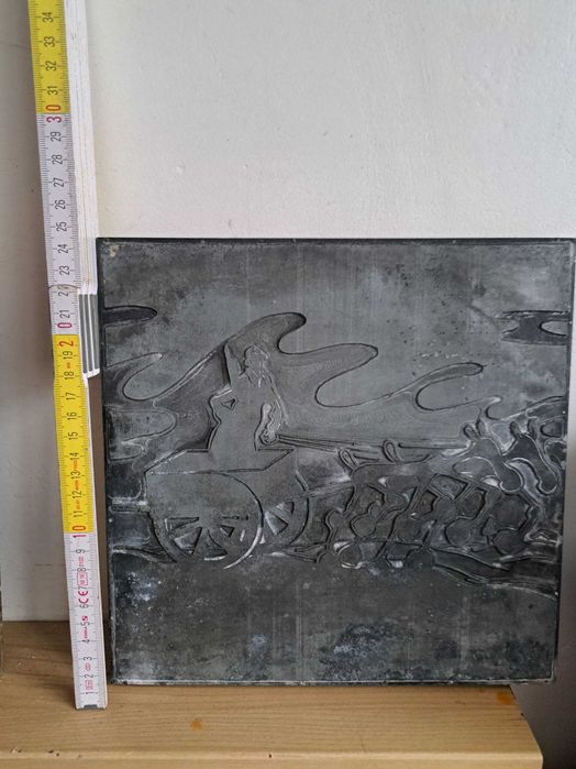 Matrițe de tipar în relief pentru o gravură sau o xilogravură