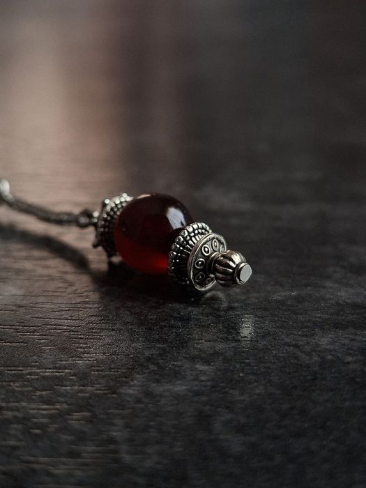 Премиальные чётки(тасбих) ручной работы из сердолика — 33 бусины