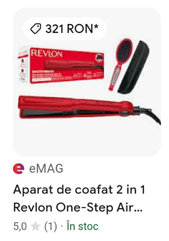 Placa de indreptat parul Revlon Smooth Results RVST2176GPE, temperatur