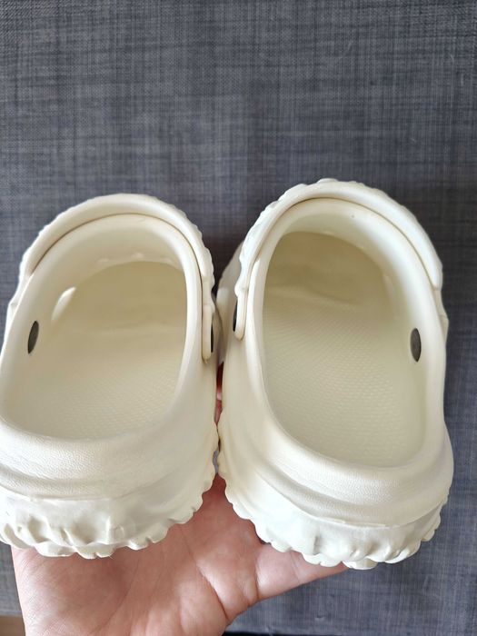 Papuci copii albi tip Crocs marimea 30-31