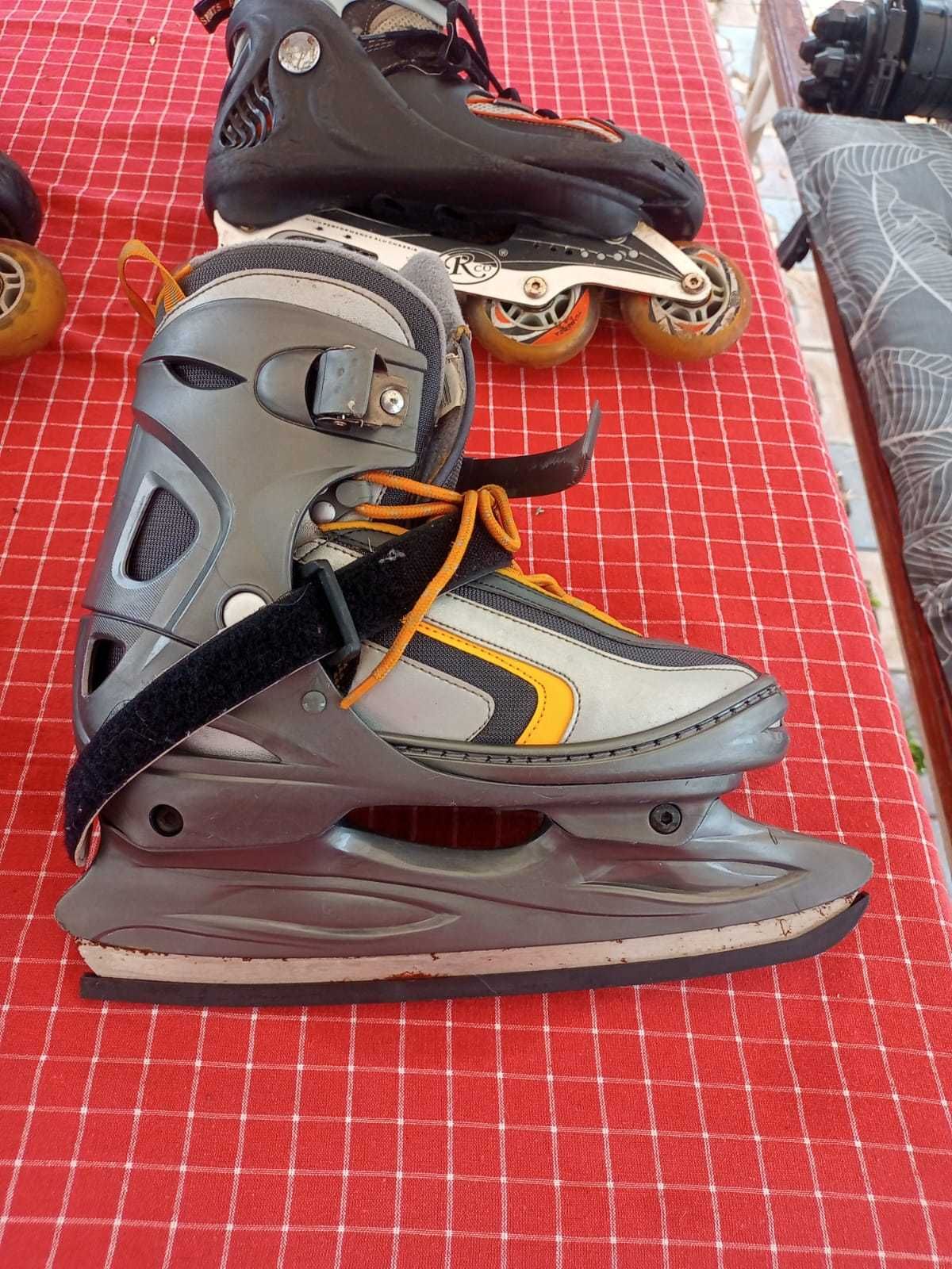patine iarna de dama reglabile