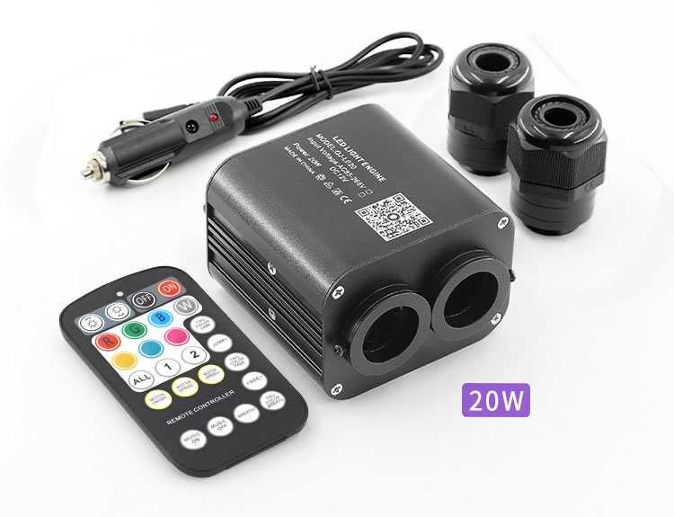 Driver Premium 20W RGBW Starlight TWINKLE Plafon instelat DUAL COLOR