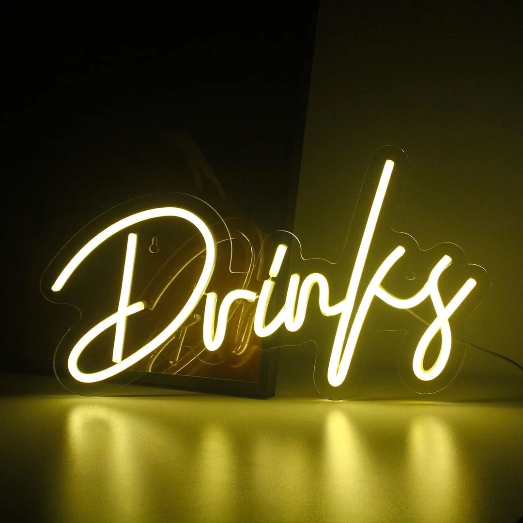 LED Неонова Светлина Drinks